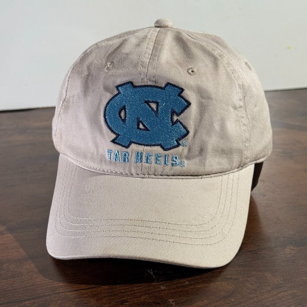 Vintage North Carolina Tar Heels Hat Cap One Size Adjustable Signatures Mens